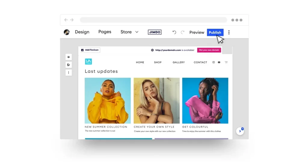 تصميم موقع الويب 