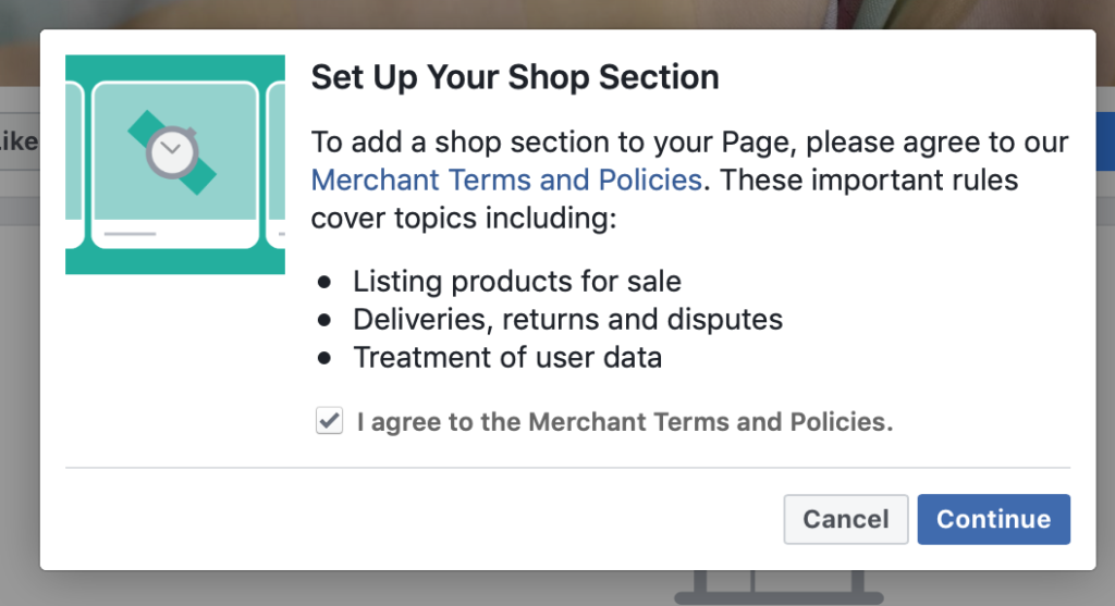 شروط وسياسات التاجر 